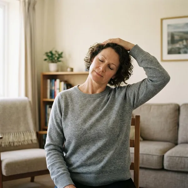 Gentle neck stretches to try