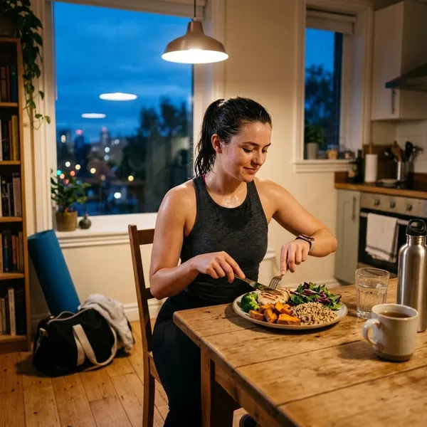 wel of niet eten na sporten avond