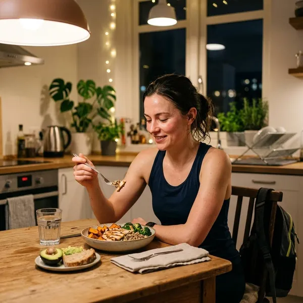 Waarom eten na sporten in de avond vaak wel zin heeft